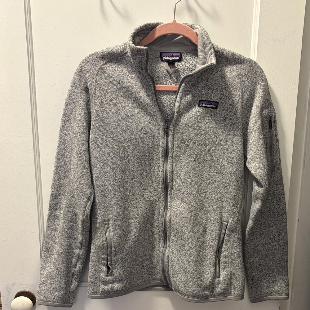 Patagonia Gray Better Sweater Full-Zip Fleece Jacket